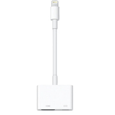 Адаптер Apple Lightning - HDMI/Lightning (MD826ZM/A) 0.1 м, белый в Мытище