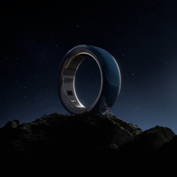 Умное кольцо Oura Ring 4 Ceramic (размер 12), Темная ночь/Midnight