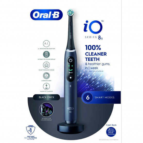 Электрическая зубная щетка Oral-B iO Series 8s, Black Onyx в Мытище
