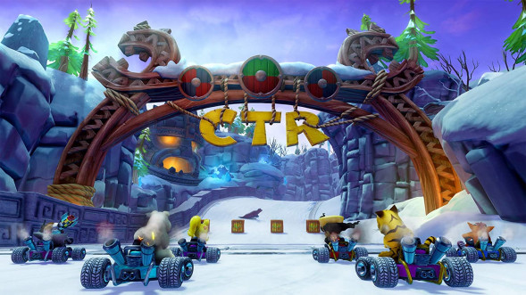 Игра Crash Team Racing Nitro-Fueled для Nintendo Switch, картридж в Мытище