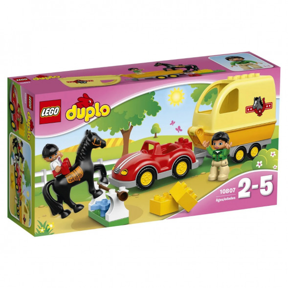 Конструктор LEGO DUPLO Town 10807 Трейлер для лошадок в Мытище