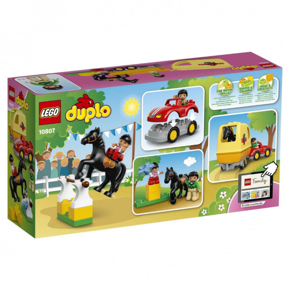 Конструктор LEGO DUPLO Town 10807 Трейлер для лошадок в Мытище