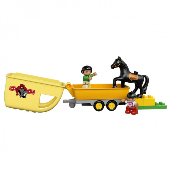 Конструктор LEGO DUPLO Town 10807 Трейлер для лошадок в Мытище