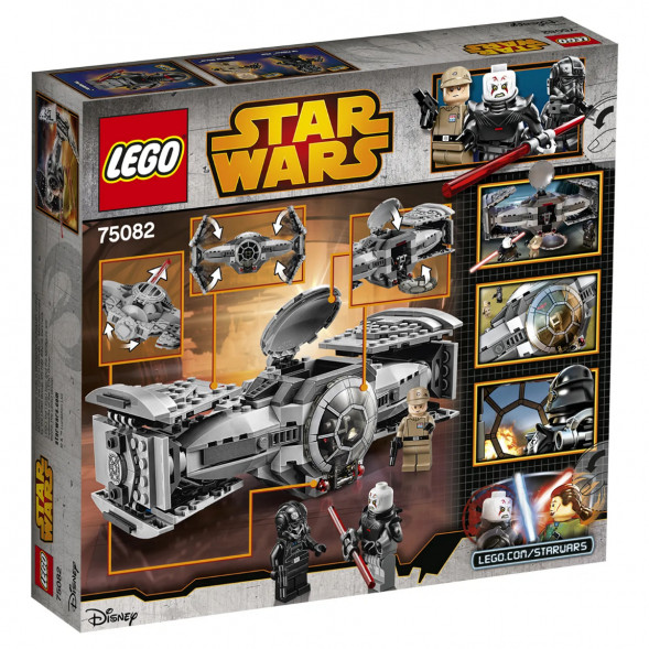 Конструктор LEGO Star Wars 75082 Улучшенный Прототип TIE Истребителя в Мытище