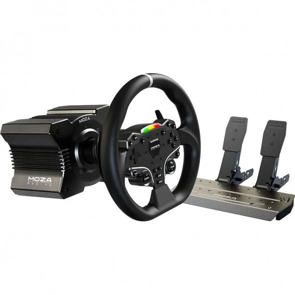 Игровой руль MOZA R5 Bundle (R5 Base, ES Wheel, SR-P Lite double Pedals，R5 Table Clamp) RS20 в Мытище