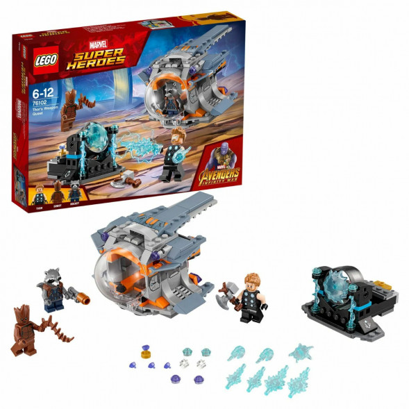 Конструктор LEGO Super Heroes 76102 Война бесконечности: В поисках оружия Тора в Мытище