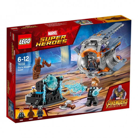Конструктор LEGO Super Heroes 76102 Война бесконечности: В поисках оружия Тора в Мытище