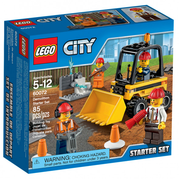 Конструктор LEGO City 60072 Набор «Строительная команда» для начинающих в Мытище