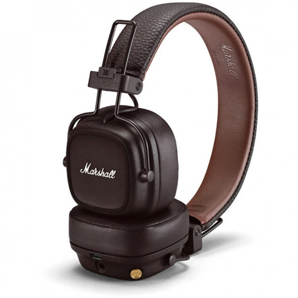 Беспроводные наушники Marshall Major IV, коричневый в Мытище