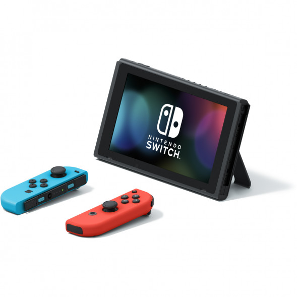 Игровая приставка Nintendo Switch OLED 64 ГБ, неоновый синий/неоновый красный в Мытище