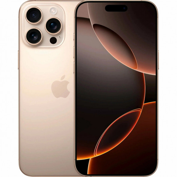 Смартфон Apple iPhone 16 Pro Max (nano SIM+eSIM) 256ГБ, Desert Titanium в Мытище
