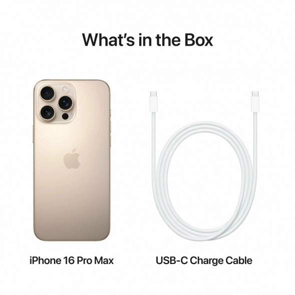 Смартфон Apple iPhone 16 Pro Max (nano SIM+eSIM) 256ГБ, Desert Titanium в Мытище