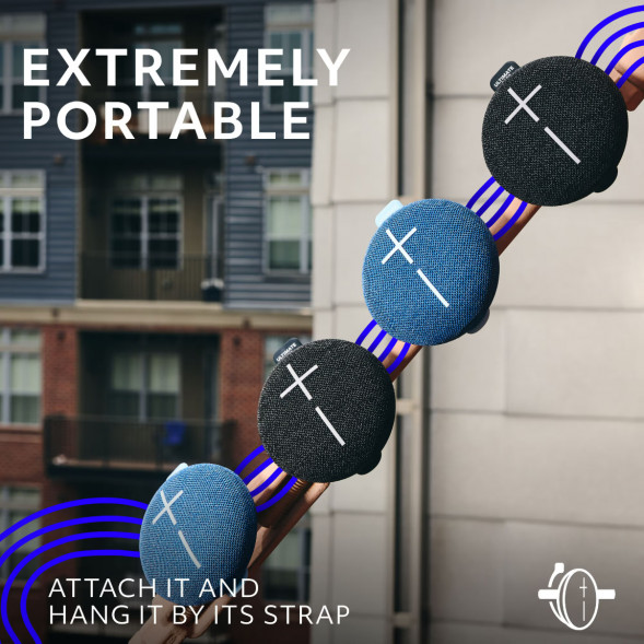 Портативная колонка Ultimate Ears MINIROLL, синий в Мытище