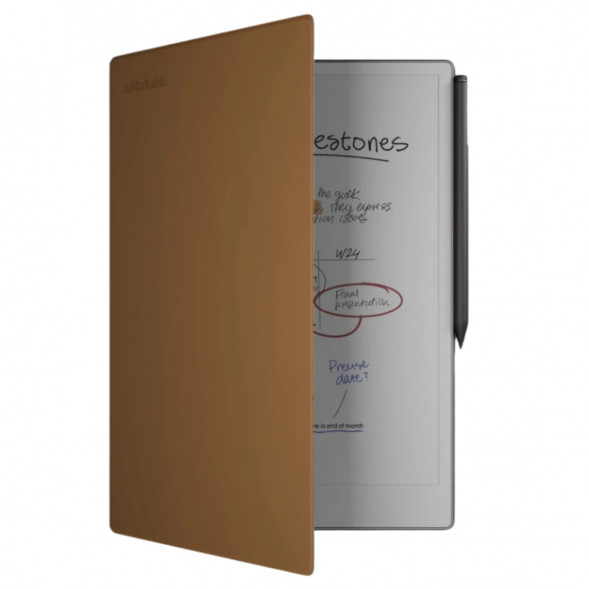 Чехол-книжка reMarkable Book Folio Premium Leather для reMarkable Pro, коричневый в Мытище