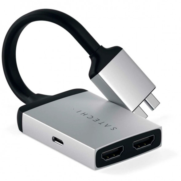 Адаптер Satechi USB-C Dual 4K HDMI Adapter (2xHDMI, USB Type-C) в Мытище