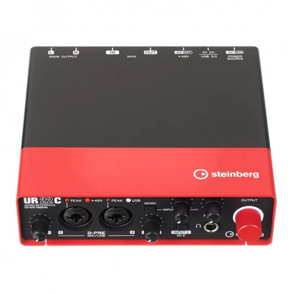 Аудиоинтерфейс Steinberg UR22C, Red в Мытище