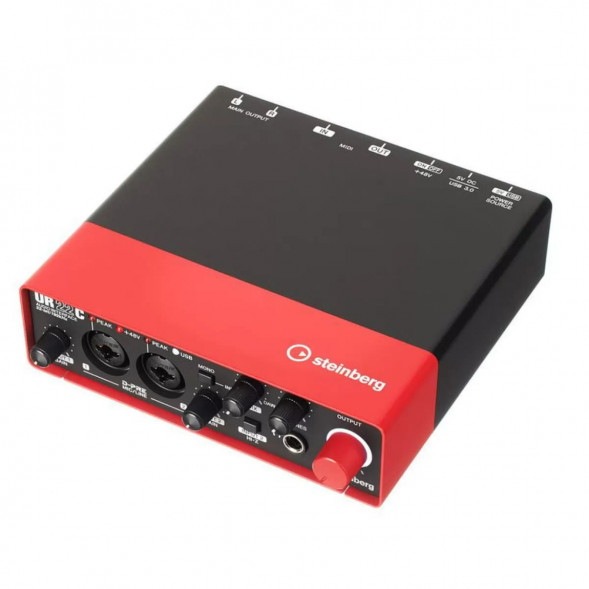 Аудиоинтерфейс Steinberg UR22C, Red в Мытище