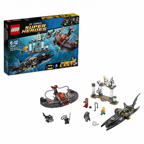 Конструктор LEGO Super Heroes 76027 Глубоководная атака Черного Манта в Мытище