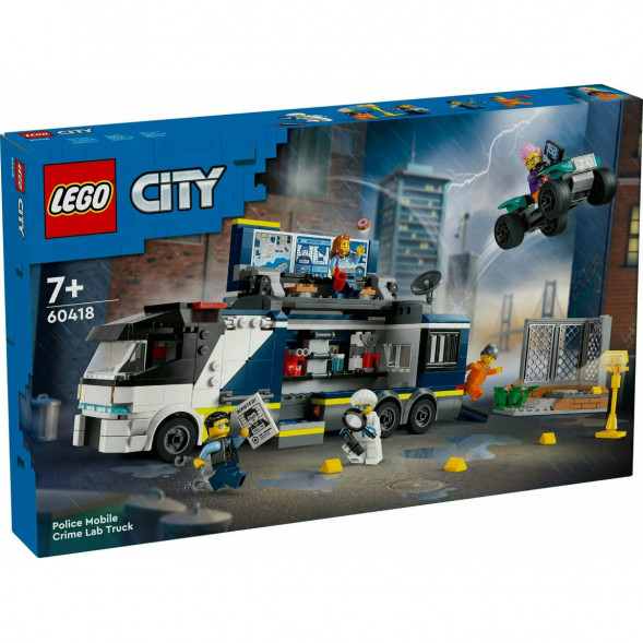 Конструктор LEGO City 60418 Полицейский грузовик криминалистической лаборатории в Мытище