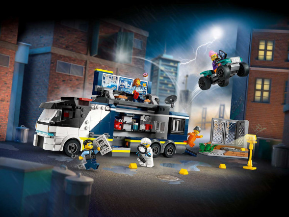 Конструктор LEGO City 60418 Полицейский грузовик криминалистической лаборатории в Мытище