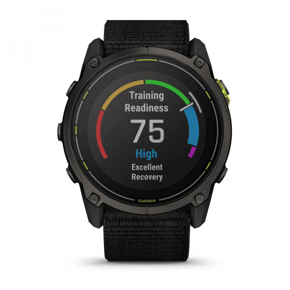 Умные часы Garmin Enduro 3 51mm Black с нейлоновым ремешком UltraFit 010-02751-01 в Мытище
