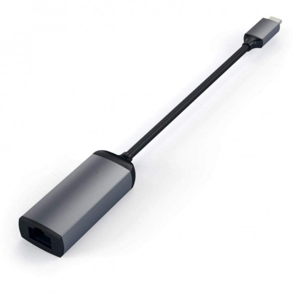 Адаптер Satechi USB-C - Ethernet ST-TCENM, серый космос в Мытище