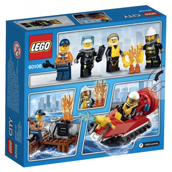 Конструктор LEGO City Fire 60106 Пожарная охрана в Мытище
