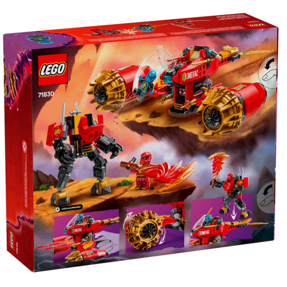 Конструктор LEGO Ninjago 71830 Боевой робот Кая «Всадник бури» в Мытище