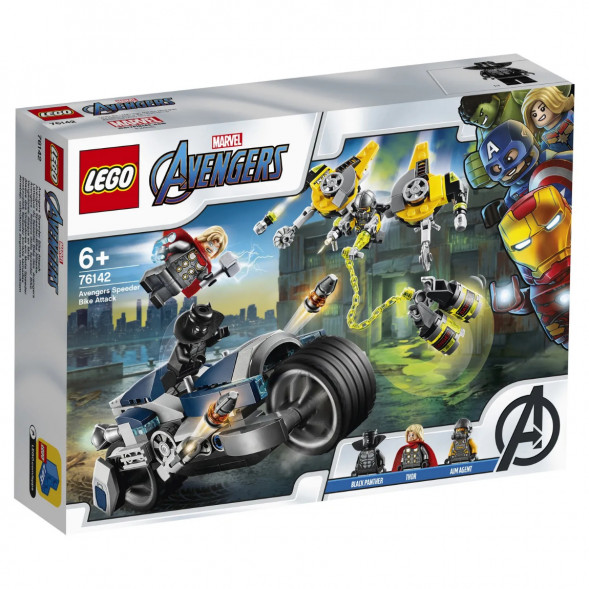Конструктор LEGO Super Heroes 76142 Мстители Атака на спортбайке в Мытище