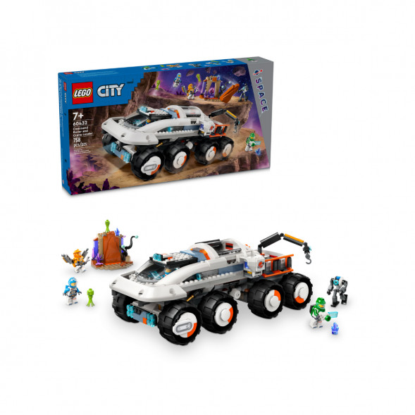 Конструктор LEGO City 60432 Командный вездеход и кран-погрузчик в Мытище