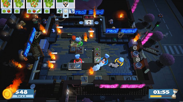 Игра Overcooked &amp;amp; Overcooked 2 [Nintendo Switch, английская версия] в Мытище