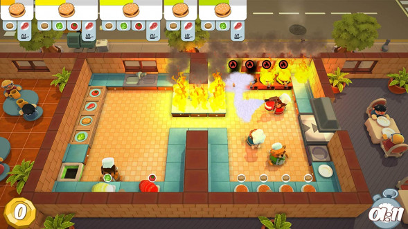 Игра Overcooked &amp;amp; Overcooked 2 [Nintendo Switch, английская версия] в Мытище