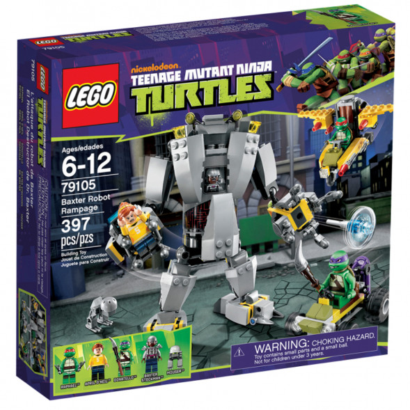 Конструктор LEGO Teenage Mutant Ninja Turtle 79105 Нападение робота Бакстера в Мытище