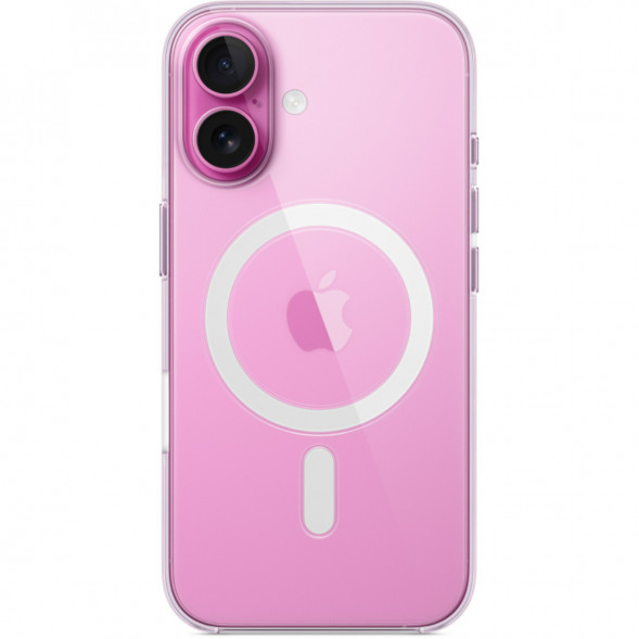 Чехол Apple Clear Case with MagSafe для iPhone 16, прозрачный (MA6A4ZM/A) в Мытище