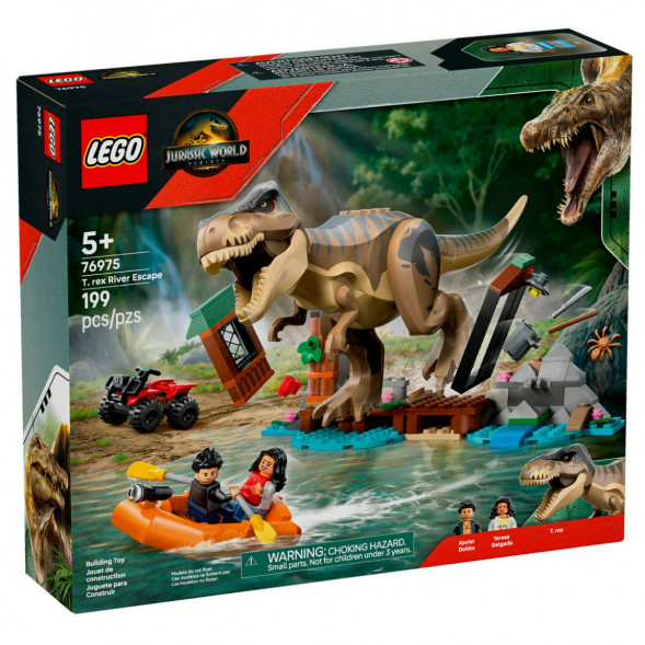 Конструктор LEGO Jurassic World 76975 Побег по реке от ти-рекса в Мытище