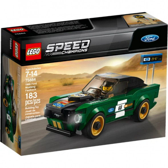 Конструктор LEGO Speed Champions 75884 1968 Ford Mustang Fastback в Мытище