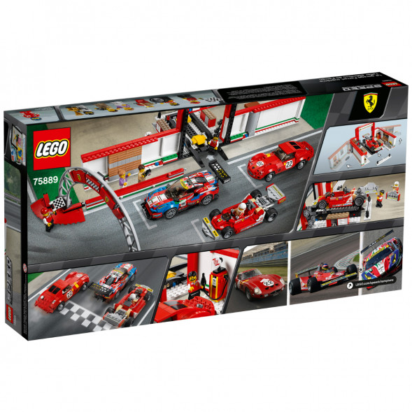 Конструктор LEGO Speed Champions 75889 Гараж Ferrari в Мытище