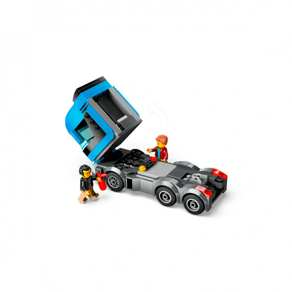 Конструктор LEGO City 60408 Грузовик-автовоз со спортивными автомобилями в Мытище