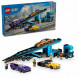 Конструктор LEGO City 60408 Грузовик-автовоз со спортивными автомобилями в Мытище