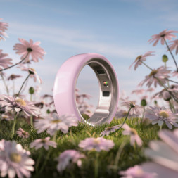 Умное кольцо Oura Ring 4 Ceramic (размер 7), Розовый/Petal