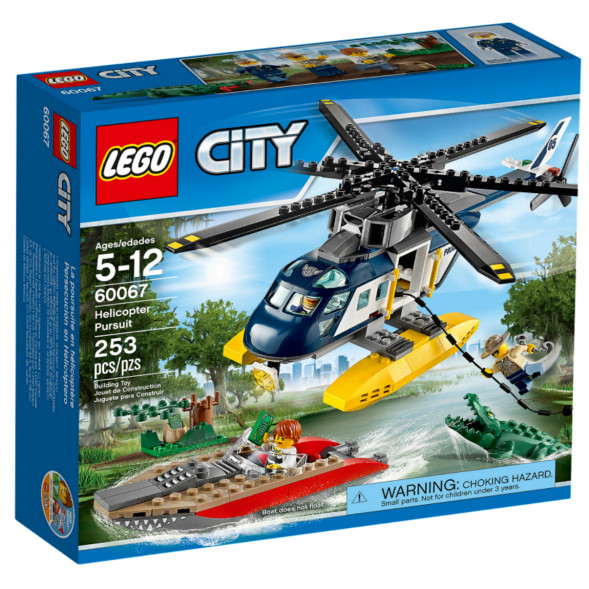 Конструктор LEGO City 60067 Погоня на полицейском вертолёте в Мытище