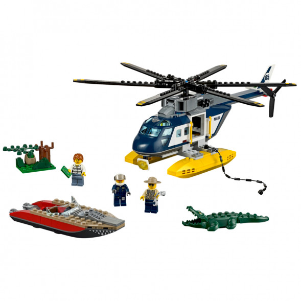 Конструктор LEGO City 60067 Погоня на полицейском вертолёте в Мытище