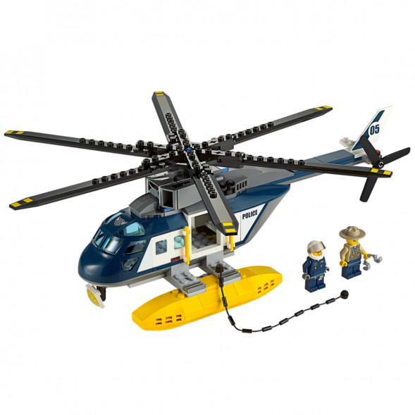 Конструктор LEGO City 60067 Погоня на полицейском вертолёте в Мытище