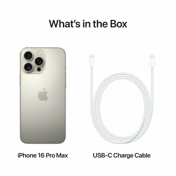 Смартфон Apple iPhone 16 Pro Max (nano SIM+eSIM) 256ГБ, Natural Titanium в Мытище