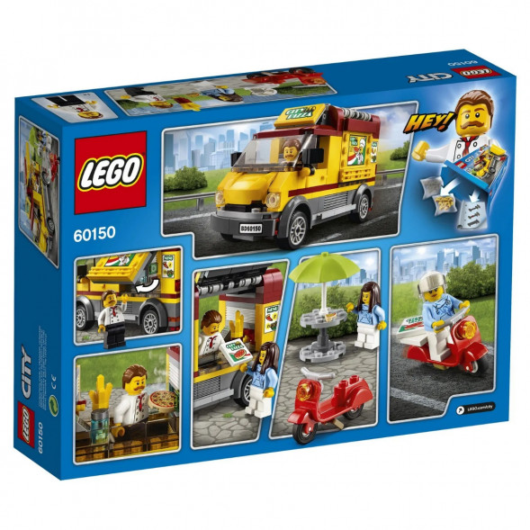 Конструктор LEGO City Great Vehicles 60150 Фургон-пиццерия в Мытище