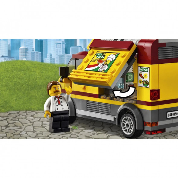 Конструктор LEGO City Great Vehicles 60150 Фургон-пиццерия в Мытище