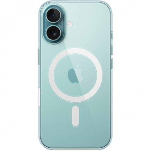 Чехол Apple Clear Case with MagSafe для iPhone 16 Plus, прозрачный (MA7D4ZM/A) в Мытище