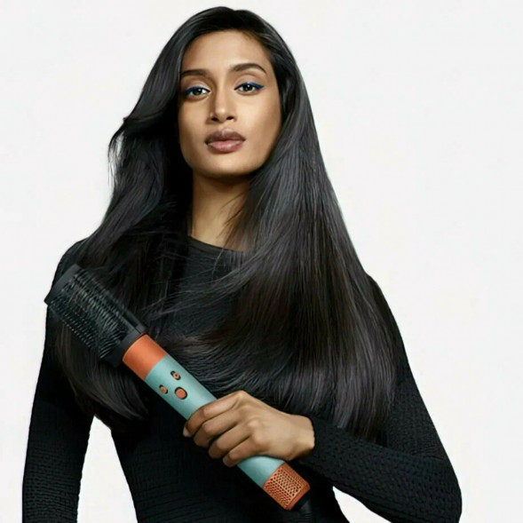 Cтайлер Dyson Airwrap i.d. Straight+Wavy HS08, Ceramic Patina/Topaz Orange в Мытище