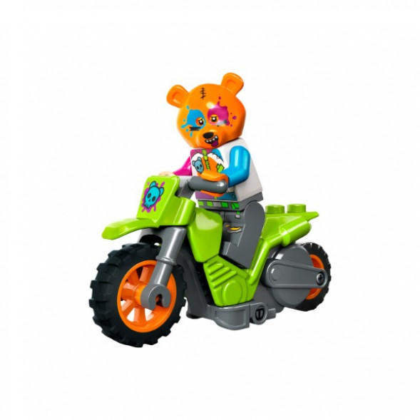 Конструктор LEGO City 60356 Трюковый мотоцикл медведя в Мытище