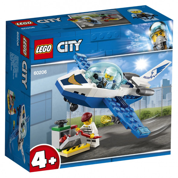 Конструктор LEGO City Police 60206 Воздушная полиция: патрульный самолет в Мытище